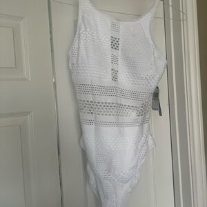 Women’s size 8 White Lace One Piece Swimsuit
Make an offer!